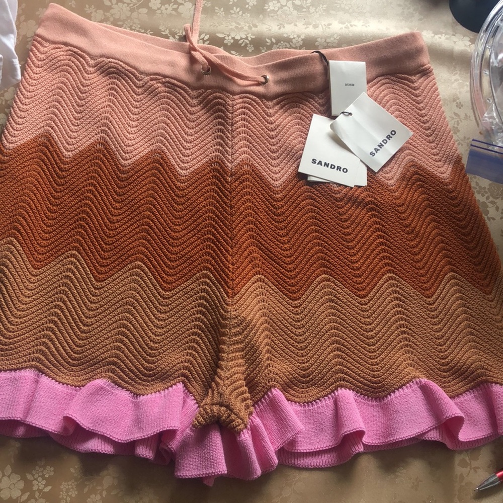 SANDRO
Capucin Knit Shorts Sz.42 - Picture 4 of 6